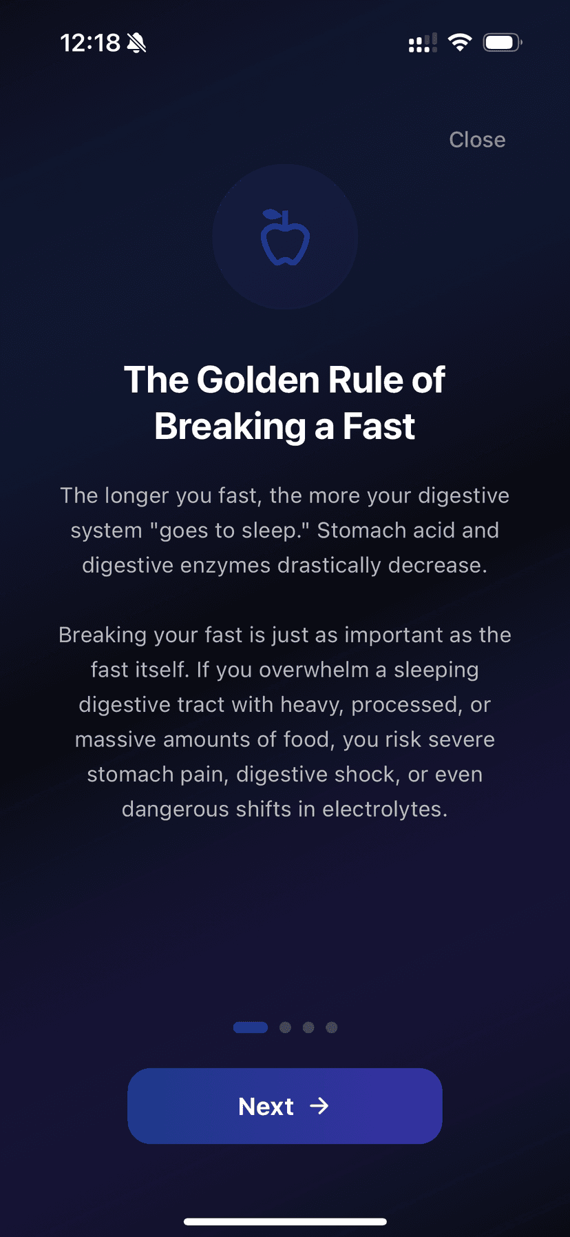 Fasting body insights